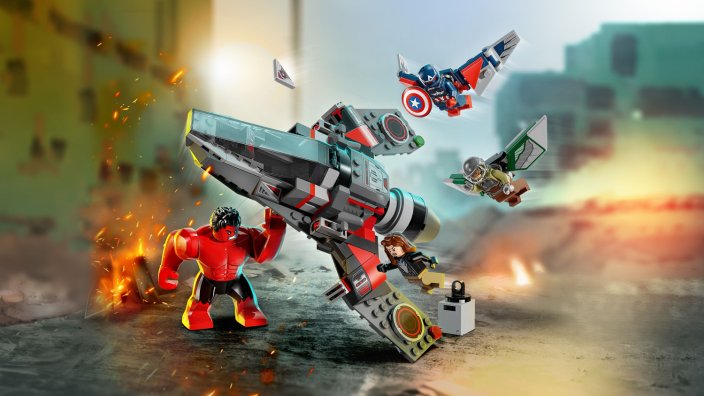 LEGO® Marvel 76292 Captain America vs. Rode Hulk duel