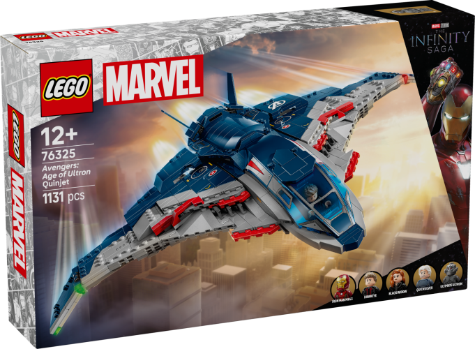 LEGO® | Marvel 76325 Avengers 2: Vek Ultrona Stíhačka Quinjet