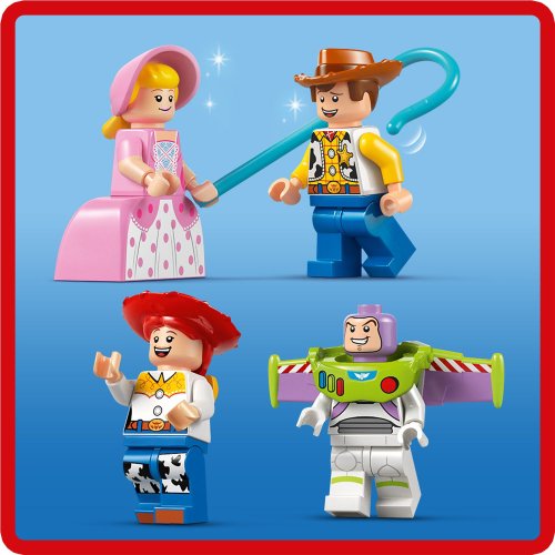 LEGO® Disney Pixar 43264 Comboio e Carro RC de Celebração de Toy Story