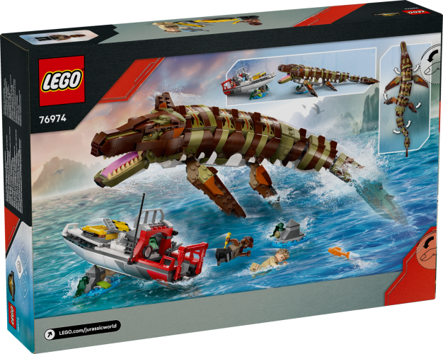 LEGO® Jurassic World 76974 L’attacco del Mosasauro in mattoncini