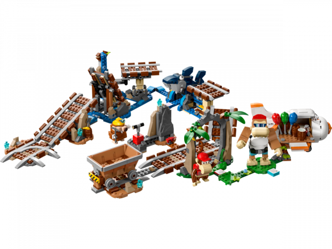 LEGO® Super Mario™ 71425 Pack di espansione Corsa nella miniera di Diddy Kong
