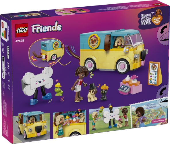 LEGO® Friends 42678 Camioneta de Accesorios Caninos