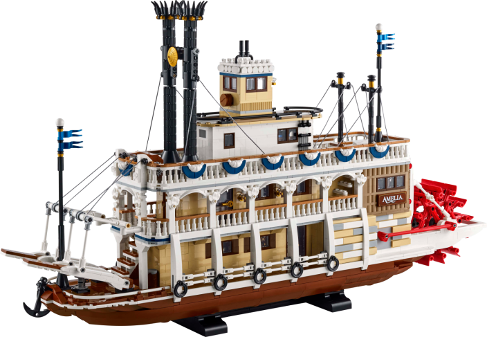LEGO® Ideas 21356 Le bateau à vapeur du Mississippi