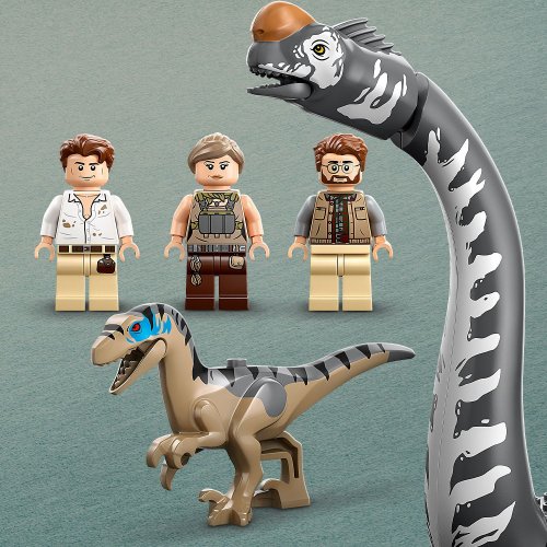 LEGO® Jurassic World 76973 Raptor & Titanosaurus: Große Fährtensuche