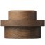 LEGO® appendiabiti da parete in legno, 3 pezzi (rovere - tinto scuro)
