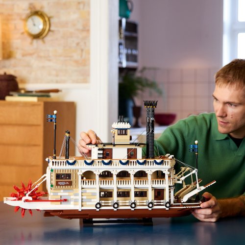 LEGO® Ideas 21356 Le bateau à vapeur du Mississippi