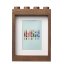 LEGO® cadre photo en bois (chêne - teinté foncé)