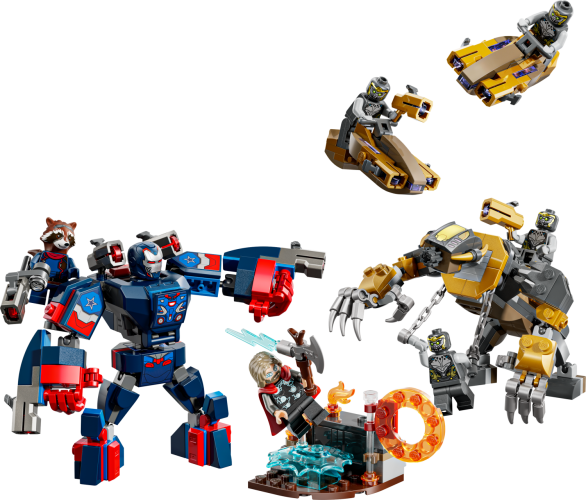 LEGO® Super Heroes 76322 Avengers: Endgame Thor contro Chitauri
