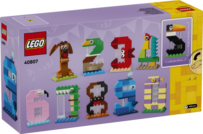 LEGO® Iconic 40807 Numeri del compleanno