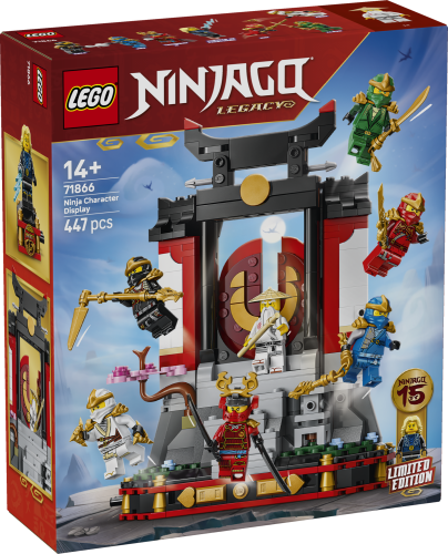 LEGO® Ninjago 71866 Exhibición de Personajes Ninja: 15 Aniversario
