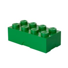 LEGO® caixa de snacks 100 x 200 x 75 mm - verde escuro