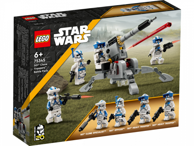 LEGO® Star Wars™ 75345 Pack de combat des Clone Troopers™ de la 501ème légion