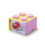 LEGO® Caixa de arrumação 4 - rosa claro