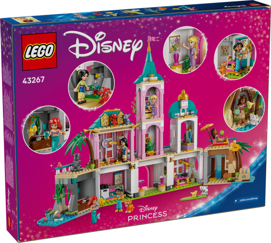 LEGO® │ Disney 43267 Hercegnőkastély és a hercegnők állatkái