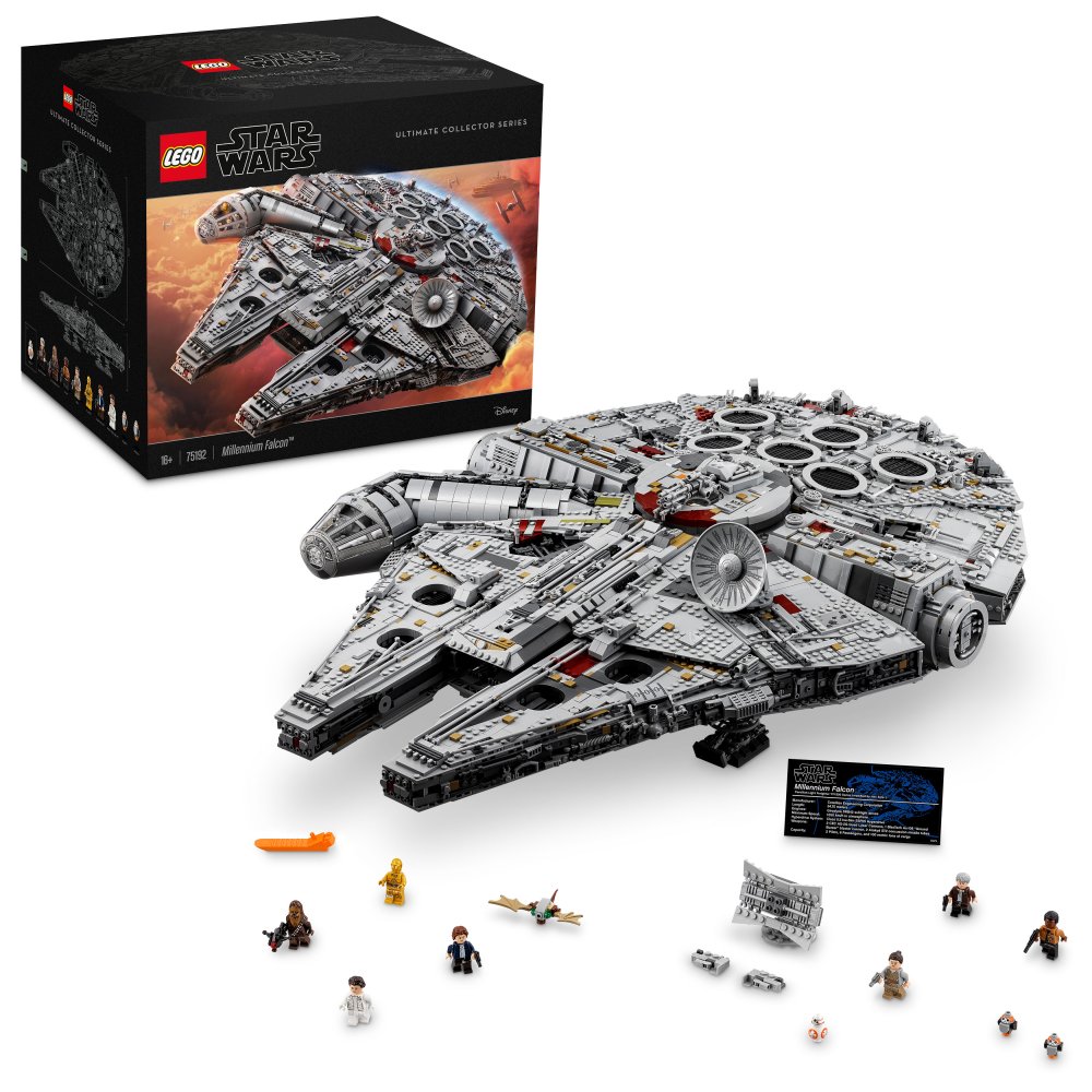 Wars 75192 Millennium 7500 Piece Lego Set Wars Ucs Millennium 7500