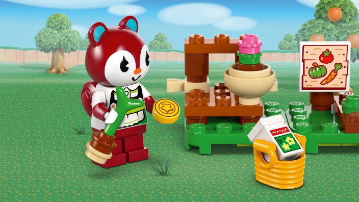 LEGO® Animal Crossing™ 77054 Caravane et stand de jardinage de Racine