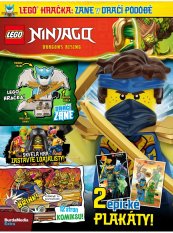 Komiks LEGO® NINJAGO® 09/2026 + minifigurka (Zane jako nindža drak)