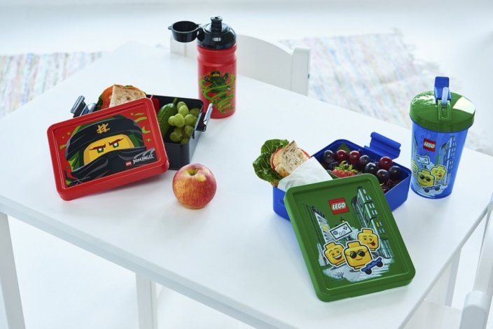 LEGO® ICONIC Boy boîte à goûter - bleu/vert