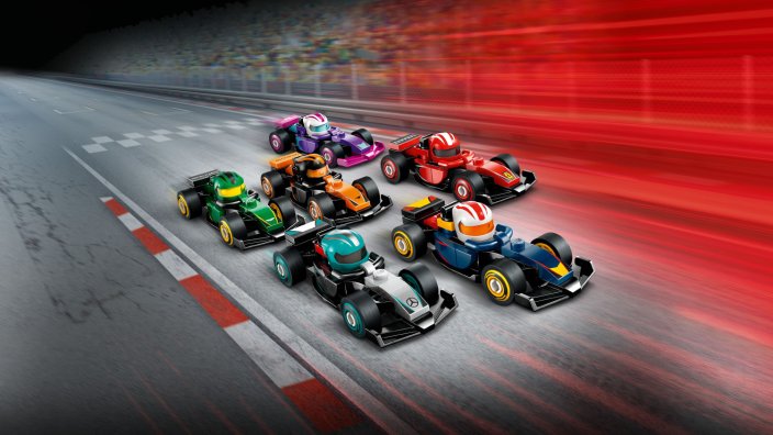 LEGO® Minifigúrky 71049 Zberateľské pretekárske autá F1® - box - 36 ks