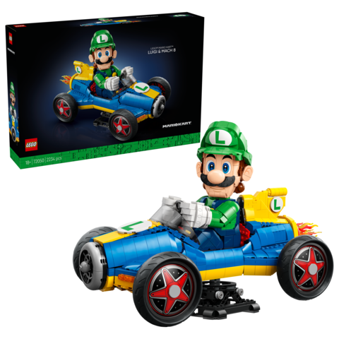LEGO® Super Mario 72050 Mario Kart™: Luigi & Turboflitzer