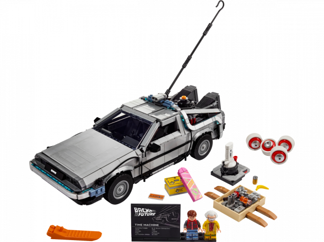 LEGO® Icons 10300 Wehikuł czasu z „Powrotu do przyszłości”