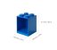 LEGO® Brick 4 závesná polica - modrá