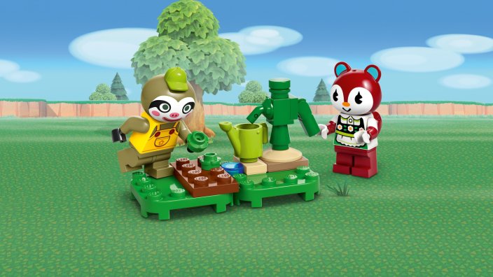 LEGO® Animal Crossing™ 77054 Caravane et stand de jardinage de Racine