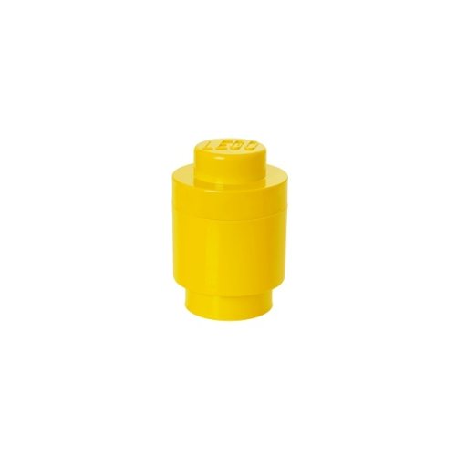 LEGO® Boîte de rangement ronde 123 x 183 mm - jaune