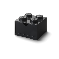 LEGO® stolik box 4 z szufladą - czarne
