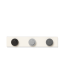LEGO® appendiabiti da parete - nero, grigio, grigio scuro