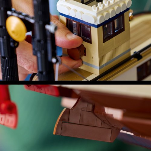 LEGO® Ideas 21356 Le bateau à vapeur du Mississippi