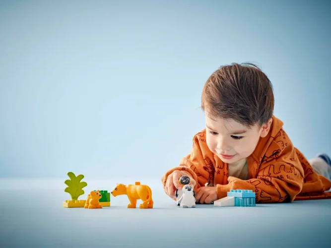 LEGO® DUPLO® 10442 Famiglie di animali: pinguini e leoni