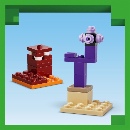 LEGO® Minecraft 21584 Voyage à travers les Portails du Nether et de l’Ender
