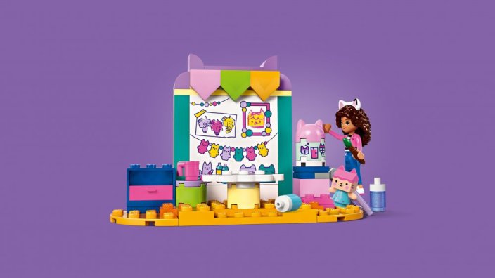 LEGO® Casa de păpuși a lui Gabby 10795 Creații meșteșugite cu Bebe Cutiuță