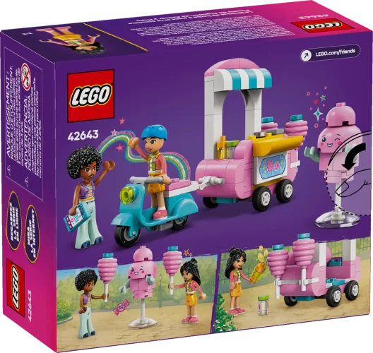 LEGO® Friends 42643 Stand de barbes à papa et scooter