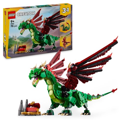 LEGO® Creator 3-en-1 31161 Le dragon médiéval