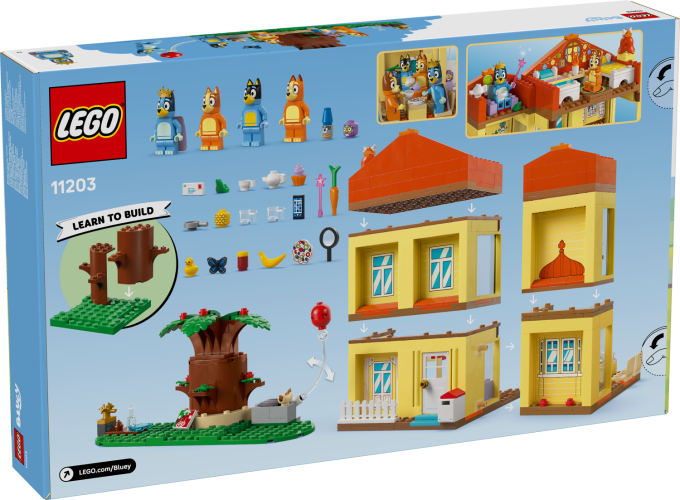 LEGO® Bluey 11203 La maison de famille de Bluey