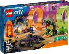 LEGO® City 60339 Kaszkadőr aréna dupla hurokkal