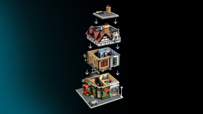 LEGO® Icons 10350 Eckhaus im Tudorstil