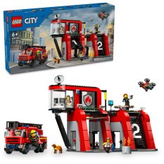 LEGO® City 60414 Parque de Bomberos con Camión de Bomberos