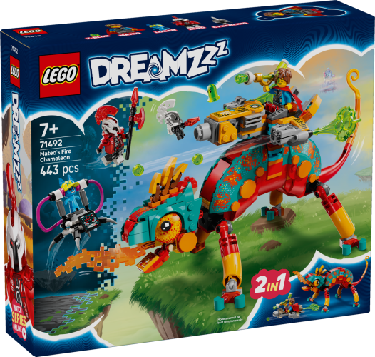 LEGO® DREAMZzz 71492 Le caméléon cracheur de feu de Mateo