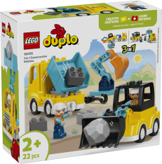 LEGO® DUPLO Town 10475 Veicoli da cantiere 3 in 1