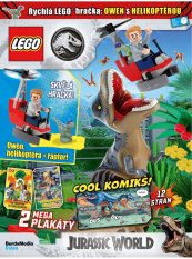 KOMIKS LEGO® Jurassic World™ 02/2025 Owen, helikoptéra + raptor!