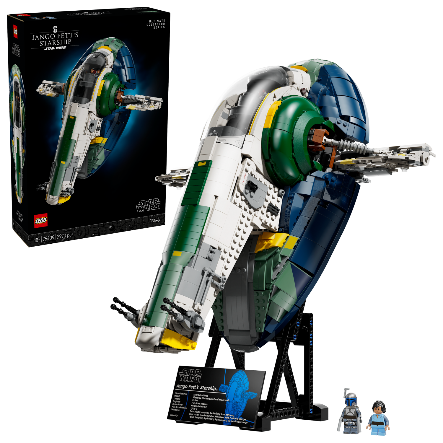 LEGO® Star Wars TM 75409 Jango Fett's Firespray-Class Starship