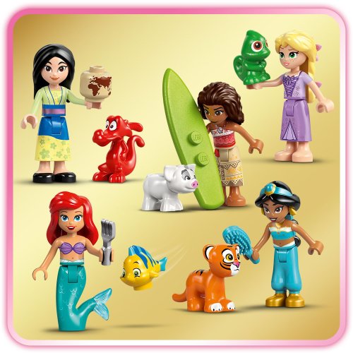 LEGO® │ Disney 43267 Hercegnőkastély és a hercegnők állatkái