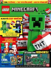 KOMIKS LEGO® Minecraft® 02/2026 - Minifigurka PLÍŽIVEC + TNT VYSTŘELOVAČ + MISTRA VÝBUCHŮ!