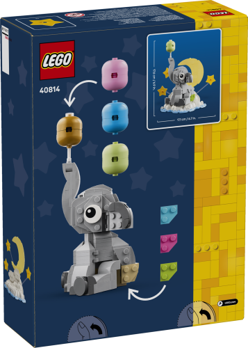 LEGO® Iconic 40814 Schwebender Baby-Elefant