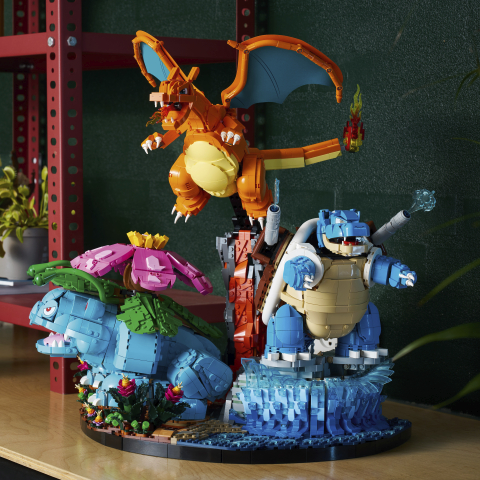 LEGO® LEGO® Pokémon™ 72153 Florizarre, Dracaufeu et Tortank
