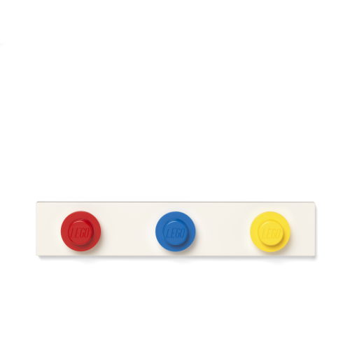 LEGO® cabide de parede - vermelho, azul, amarelo