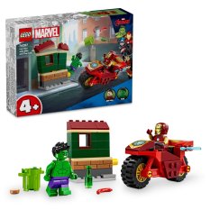 LEGO® Marvel 76287 Iron Man con moto e The Hulk